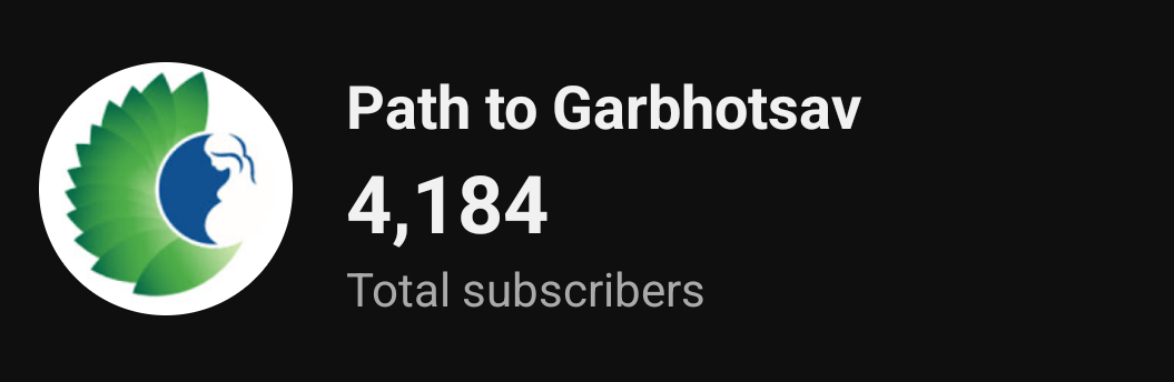 Path To Garbhotsav YouTube profile screenshot
