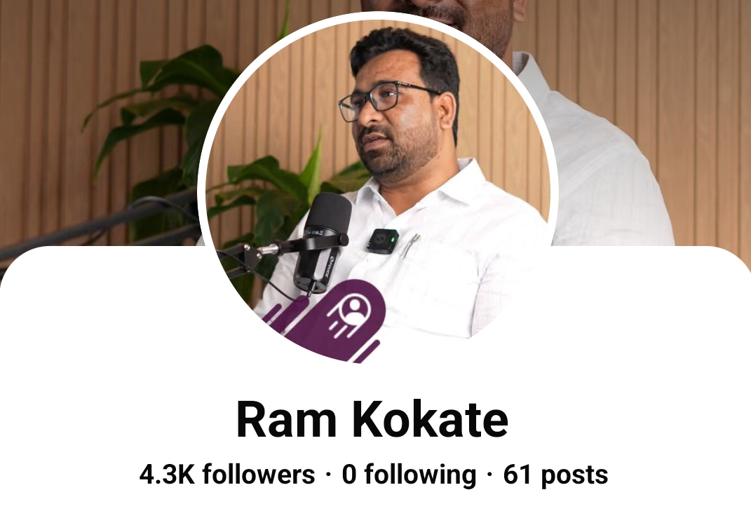 Ram Kokate Facebook profile screenshot